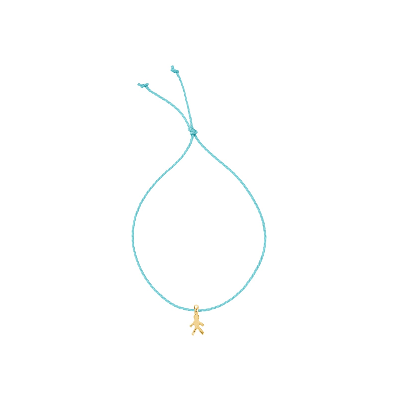 Gold Little Boy Cord Bracelet