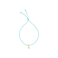 Gold Little Boy Cord Bracelet