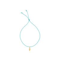 Gold Little Girl Cord Bracelet