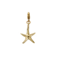 Gold Medium Starfish Lobster Charm