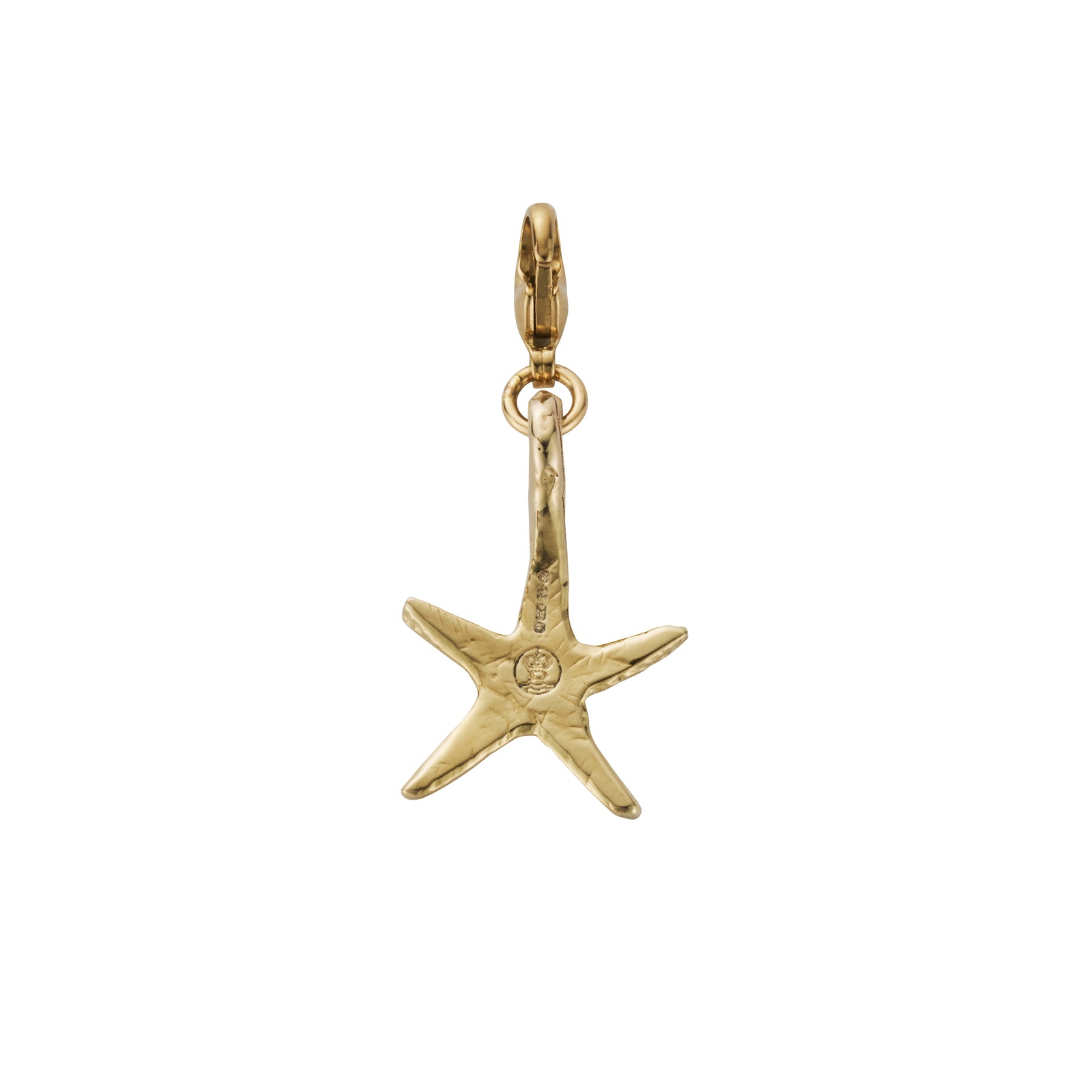 Gold Medium Starfish Lobster Charm