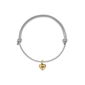 Gold Think of Me Heart Sailing Rope Bracelet