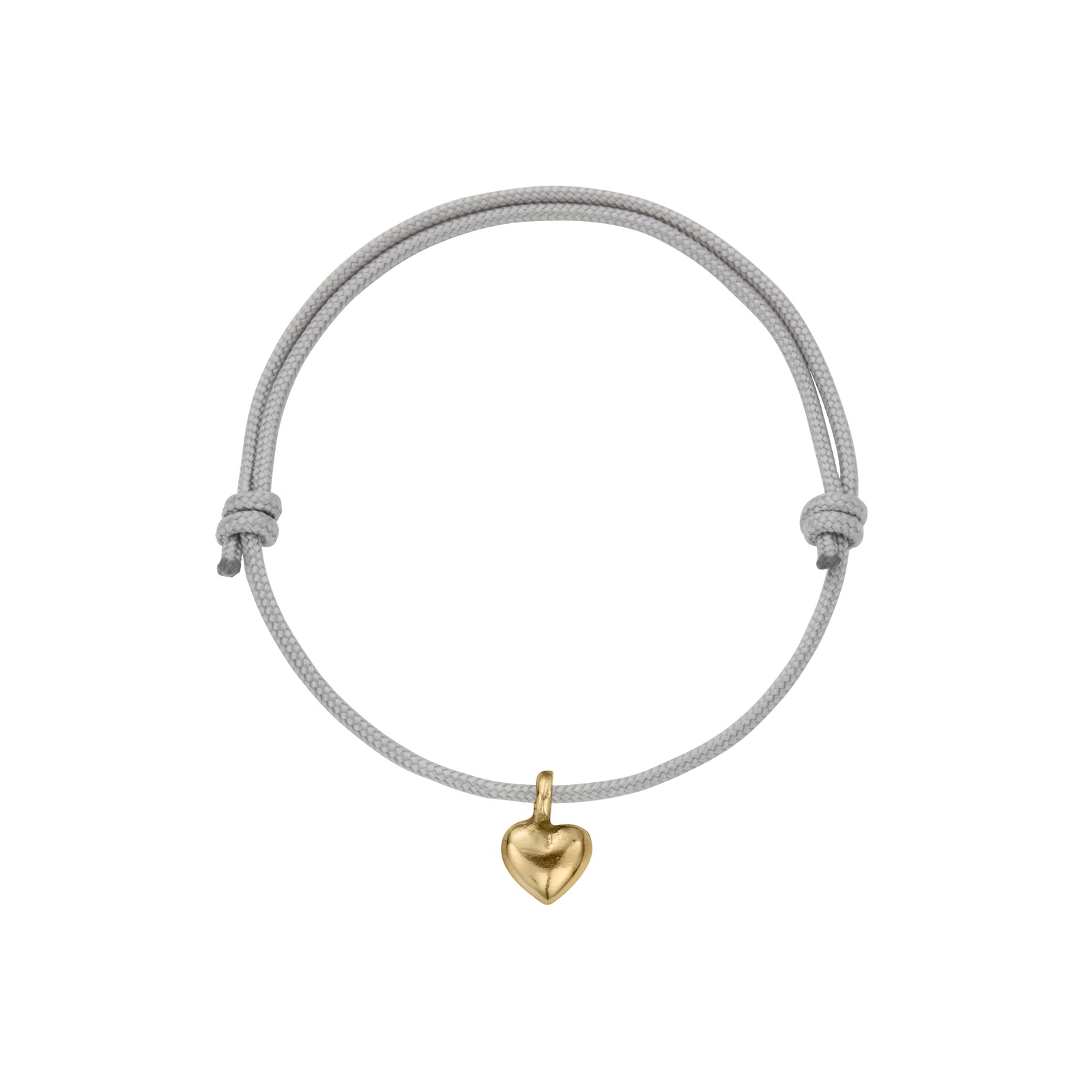 Gold Think of Me Heart Sailing Rope Bracelet