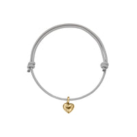 Gold Think of Me Heart Sailing Rope Bracelet