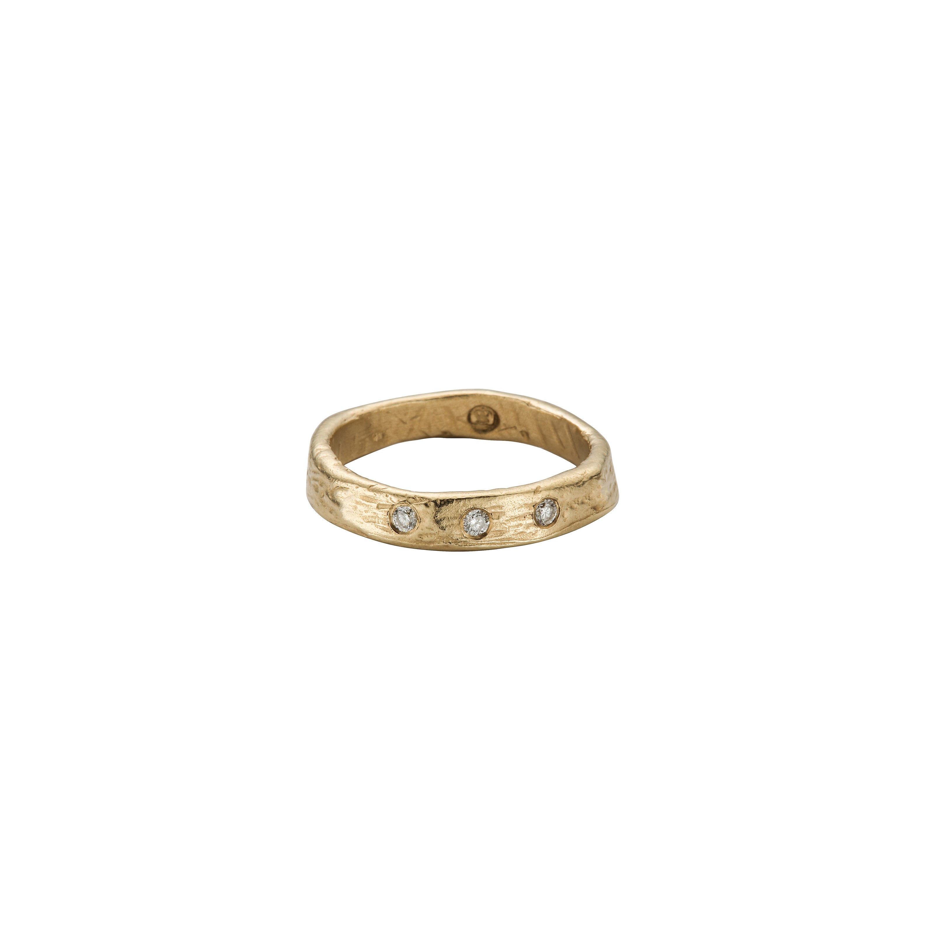 Ladies' 9ct Gold Midi Posey Ring