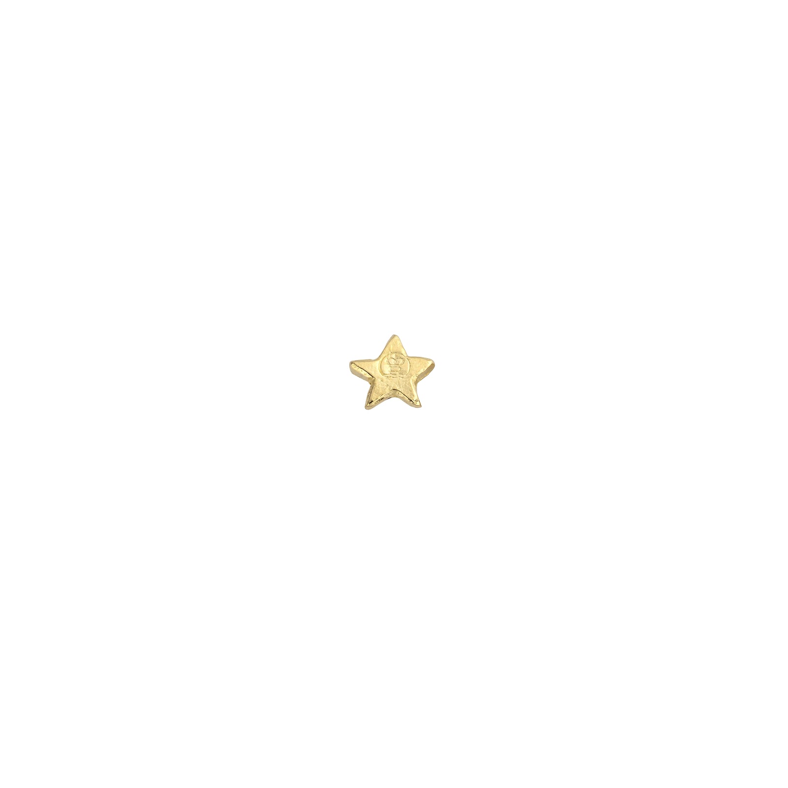 Gold Tiny Star Ear Stud
