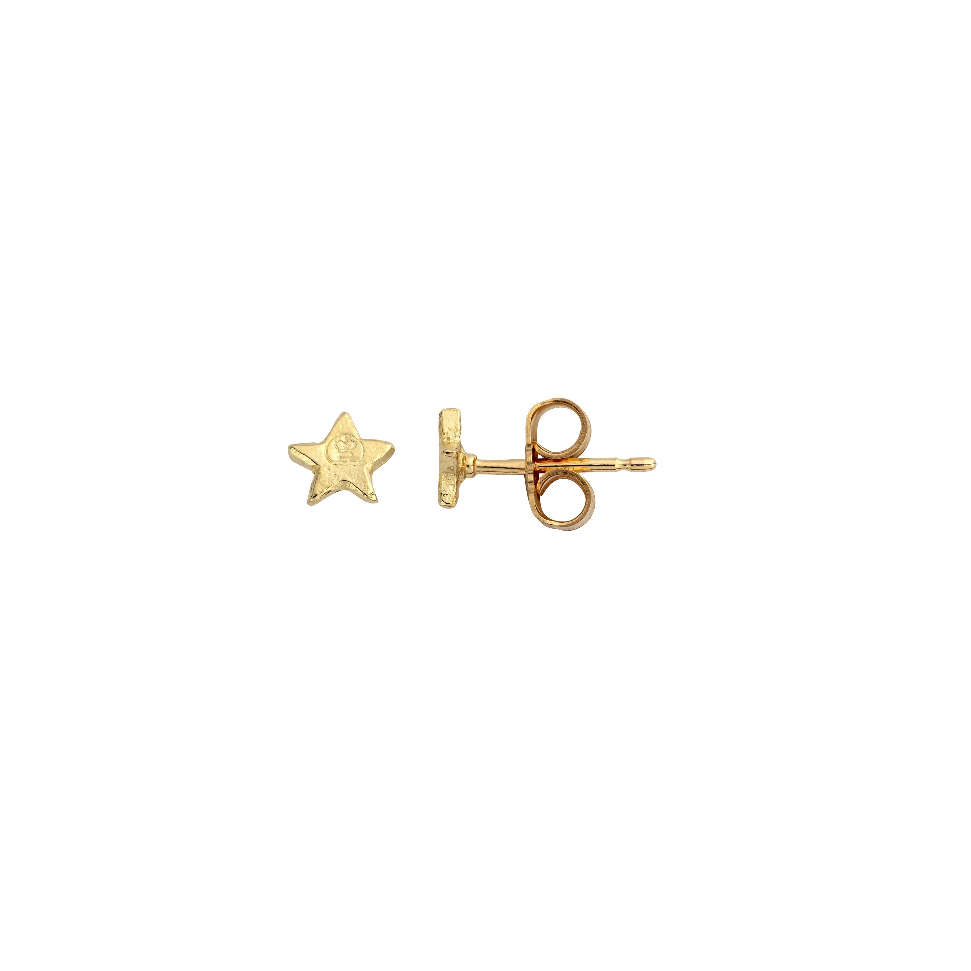 Gold Tiny Star Ear Stud
