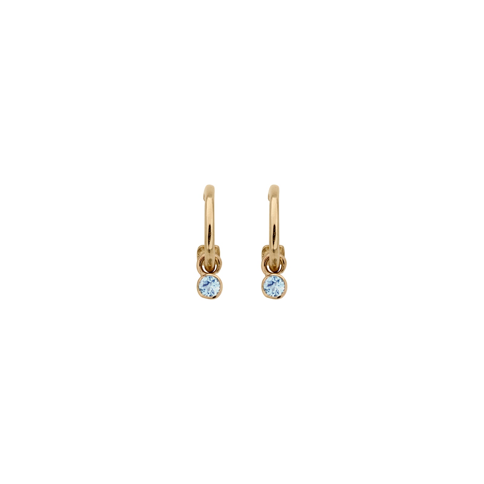 Gold Mini Blue Topaz Gift Set
