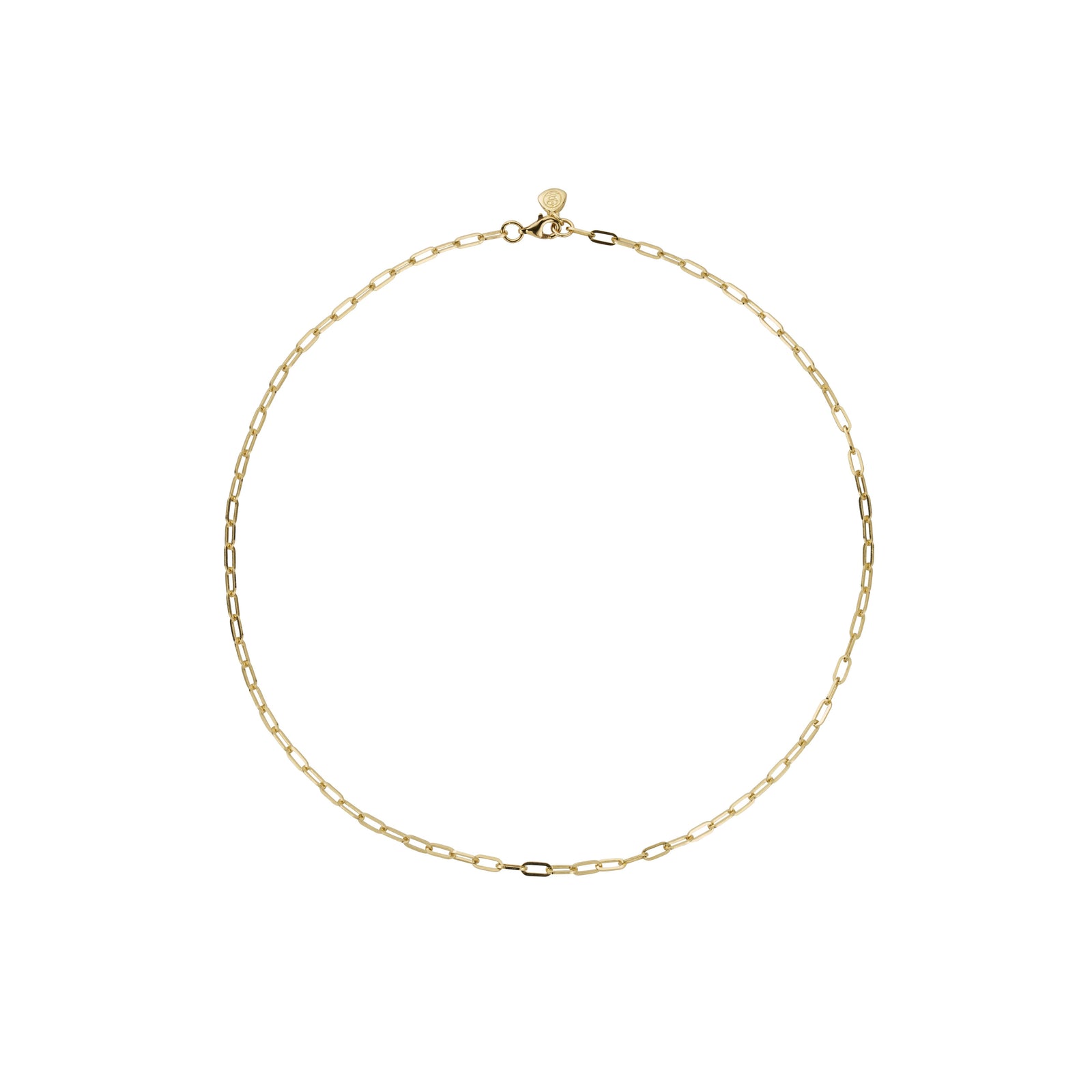 Gold Tiny Trace Chain Necklace