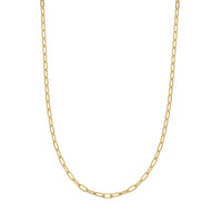 Gold Tiny Trace Chain Necklace