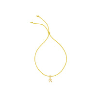 Gold Little Boy Cord Bracelet