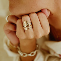 Gold You Are Loved Ring