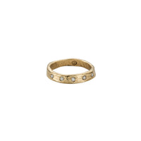 Gold 5 Diamond Midi Posey Ring