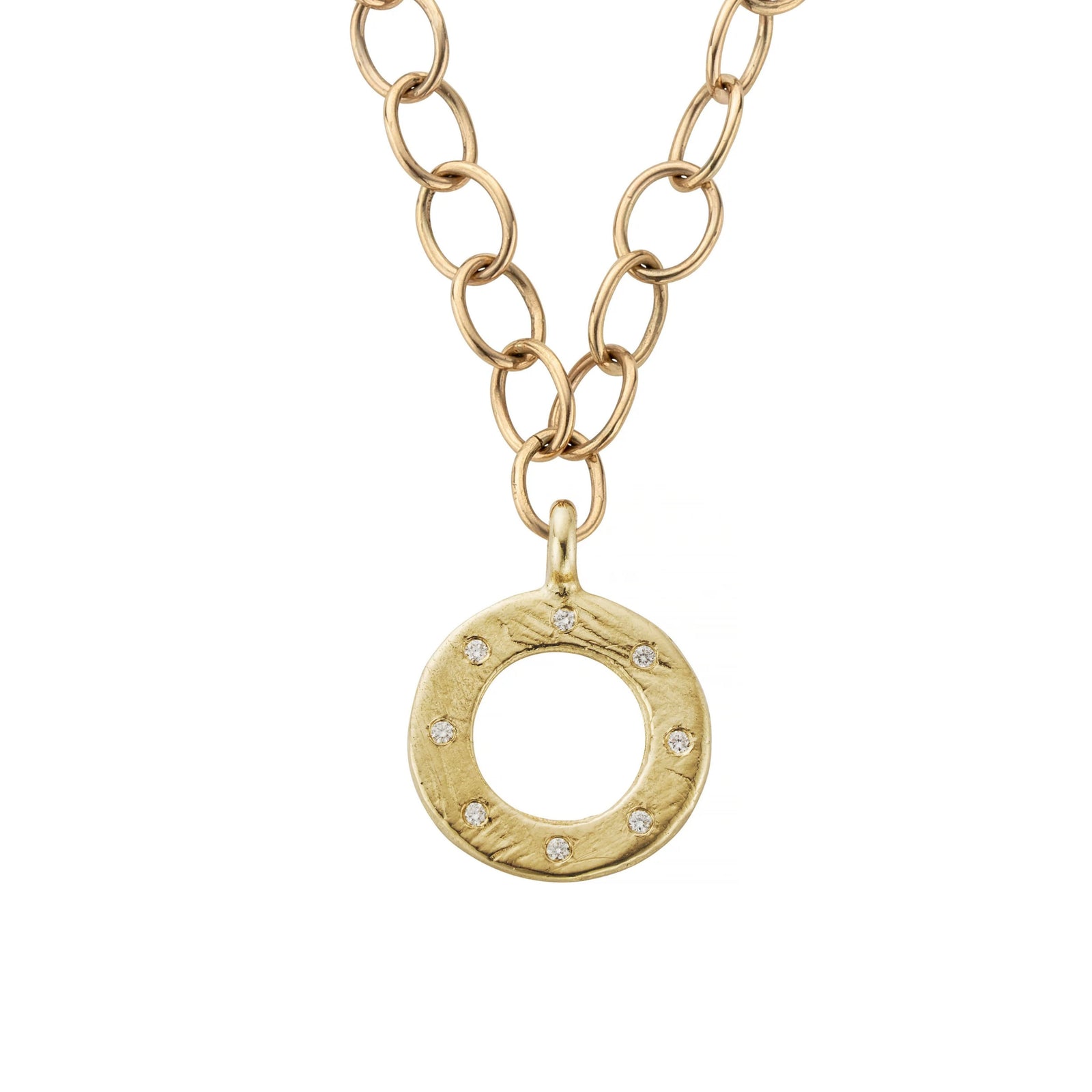 Gold 8 Diamond Luxury Forever Handmade Necklace