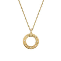Gold 8 Diamond Luxury Forever Necklace