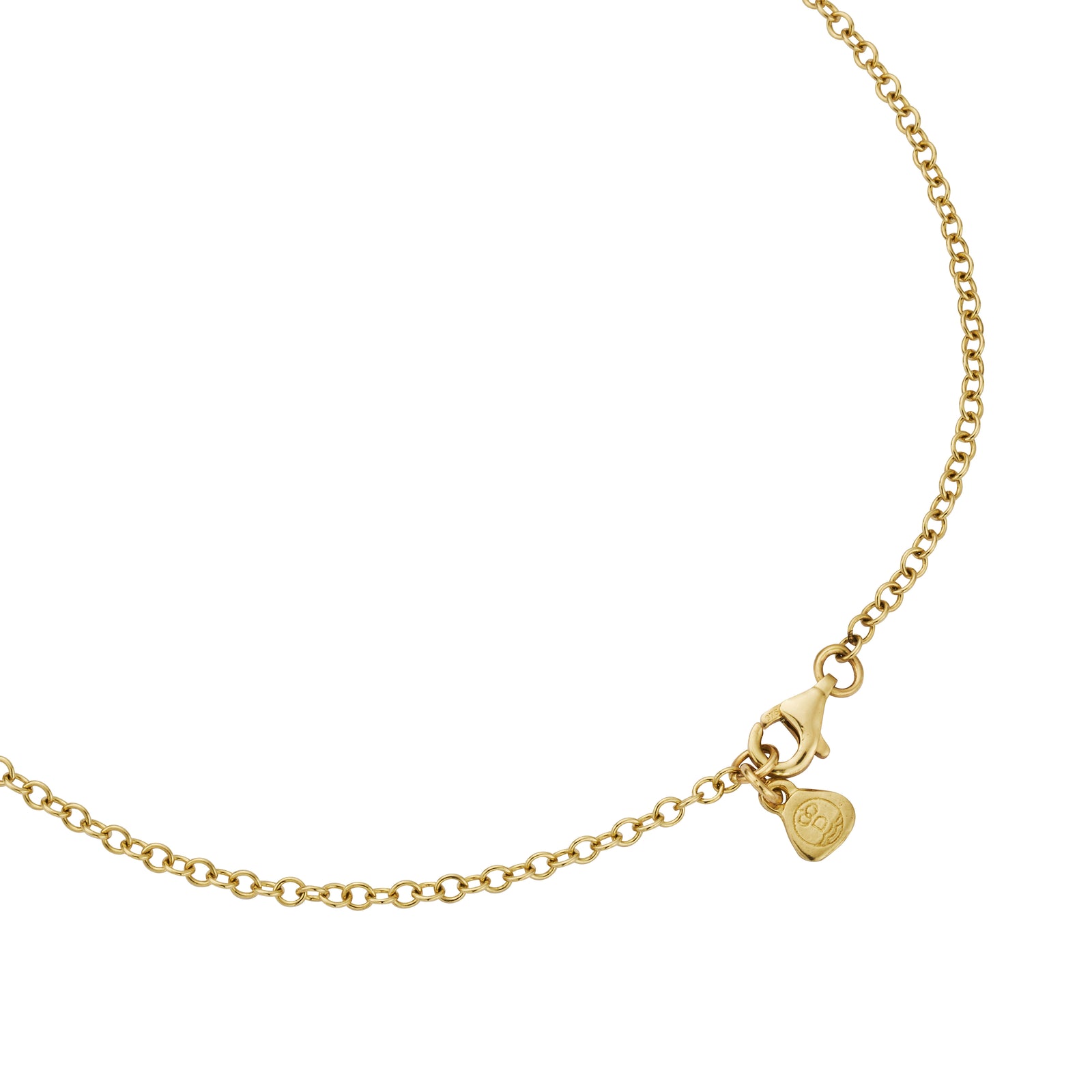 Gold Trio Scallop Shell Necklace
