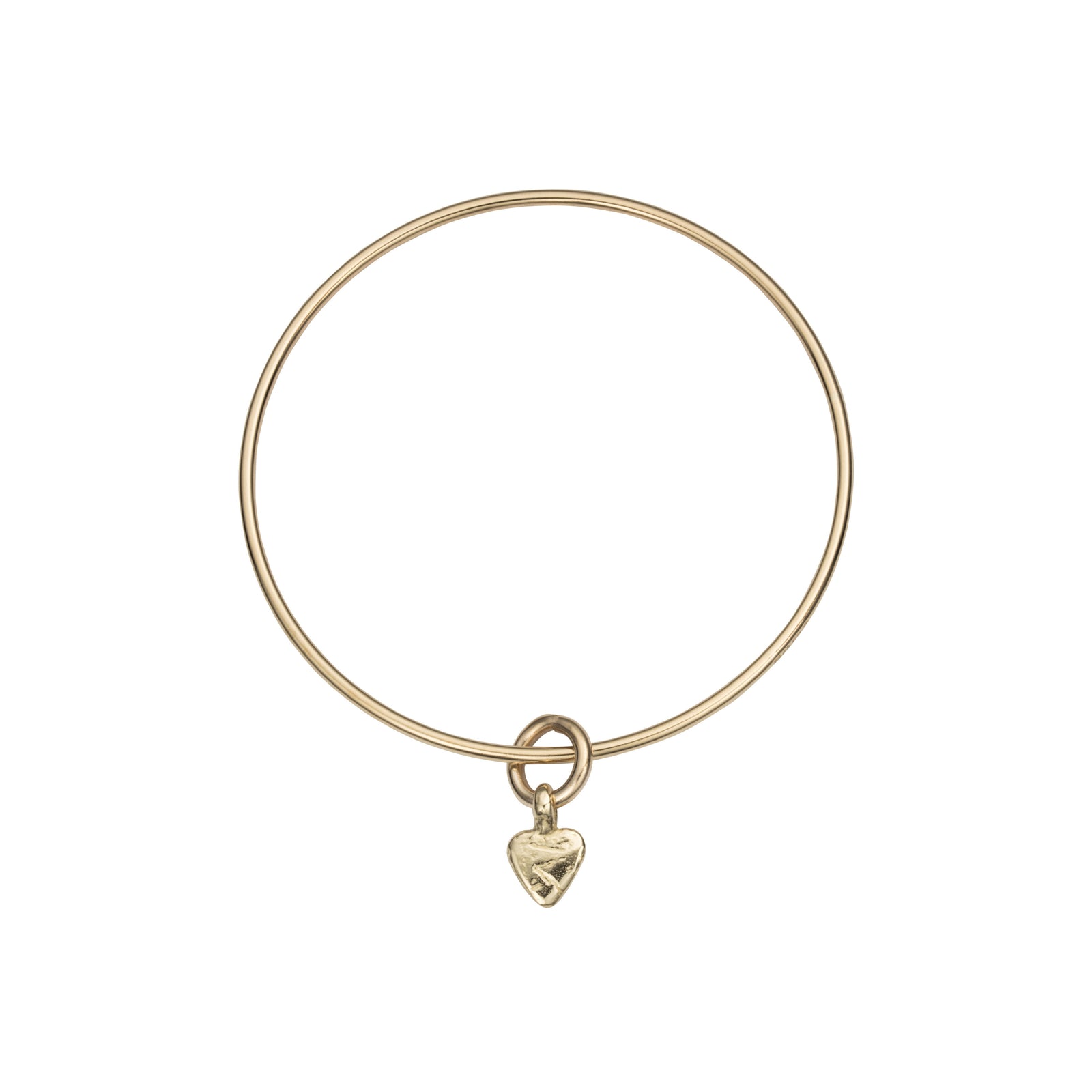 Gold Baby Heart Bangle