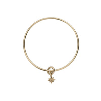 Gold Baby North Star Bangle