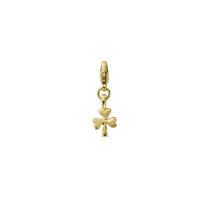 Gold Baby Shamrock Lobster Charm