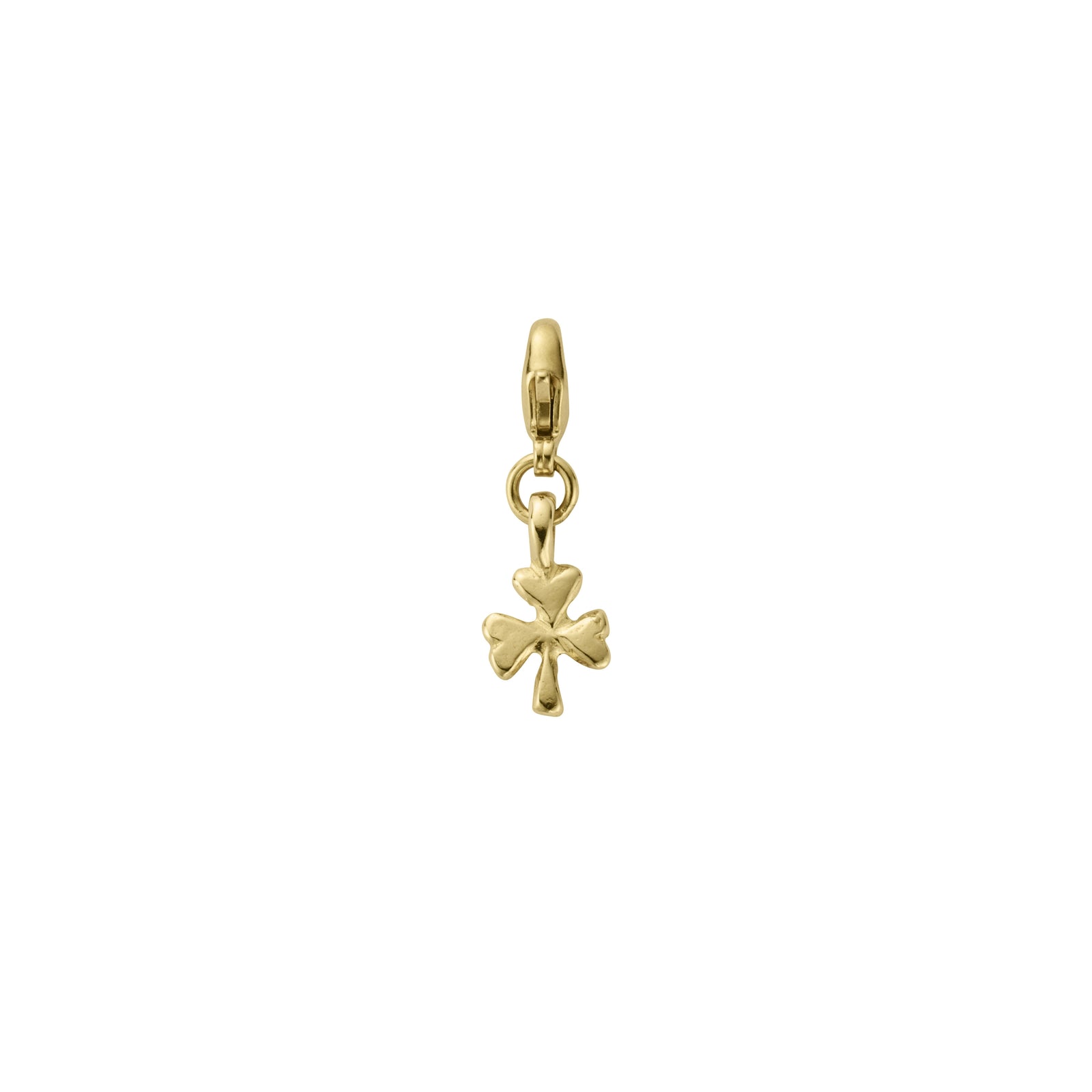 Gold Baby Shamrock Lobster Charm