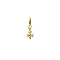 Gold Baby Shamrock Lobster Charm
