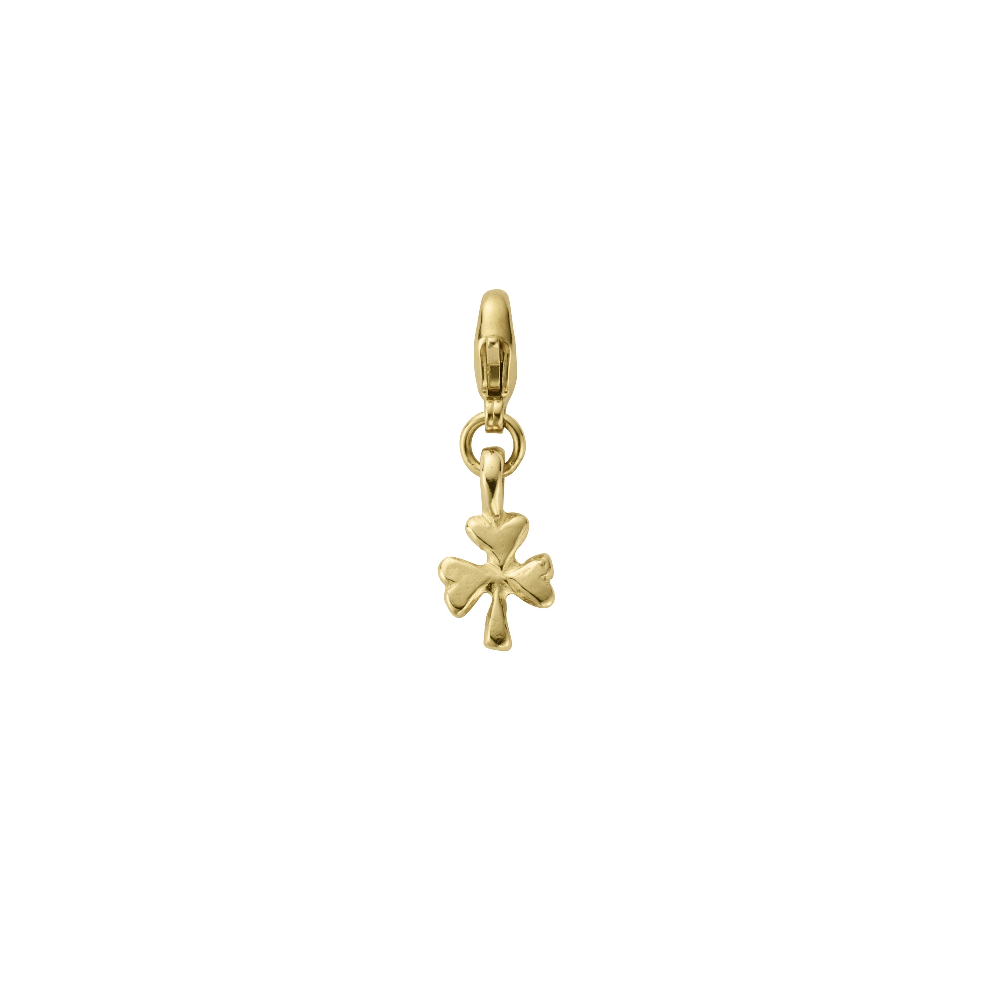 Gold Baby Shamrock Lobster Charm