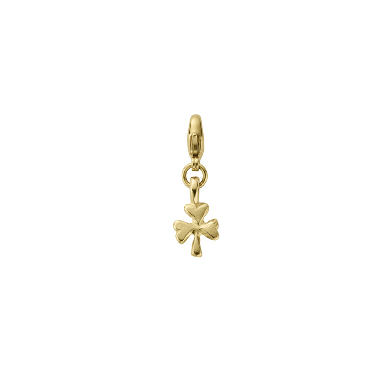 Gold Baby Shamrock Lobster Charm