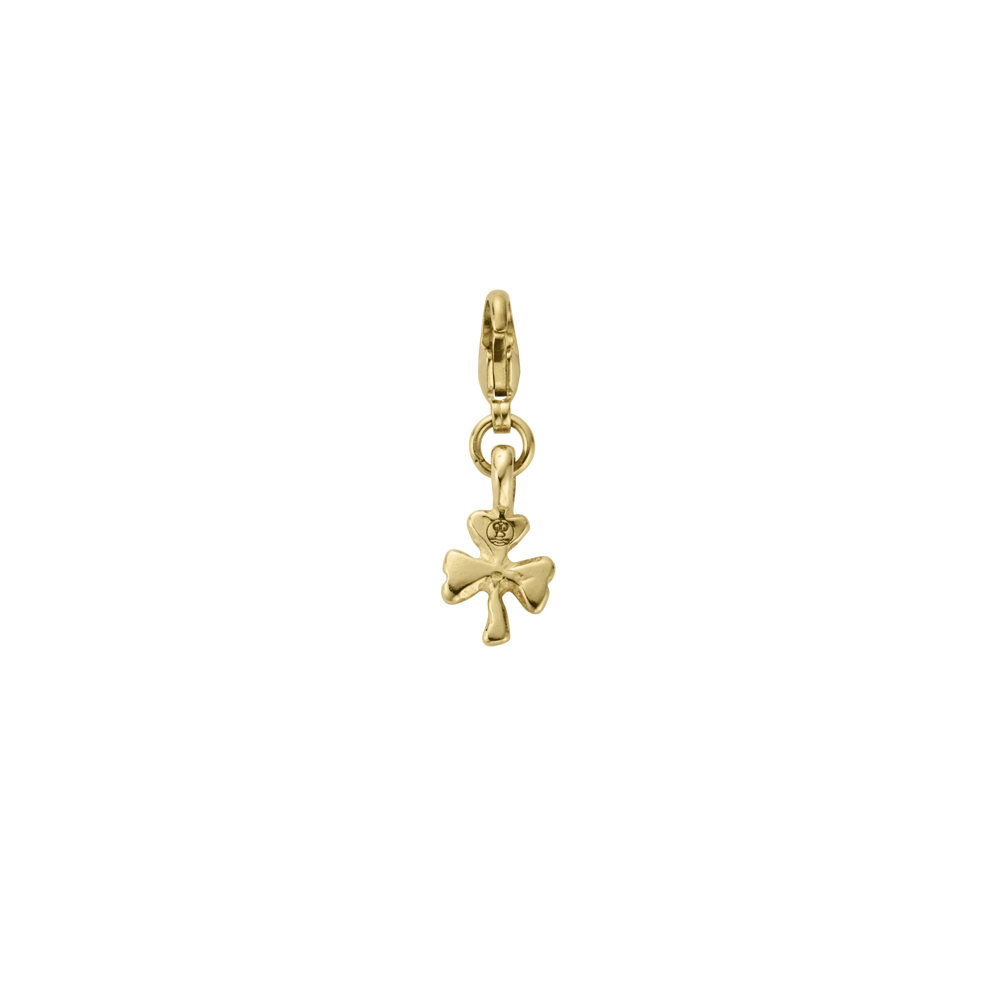 Gold Baby Shamrock Lobster Charm