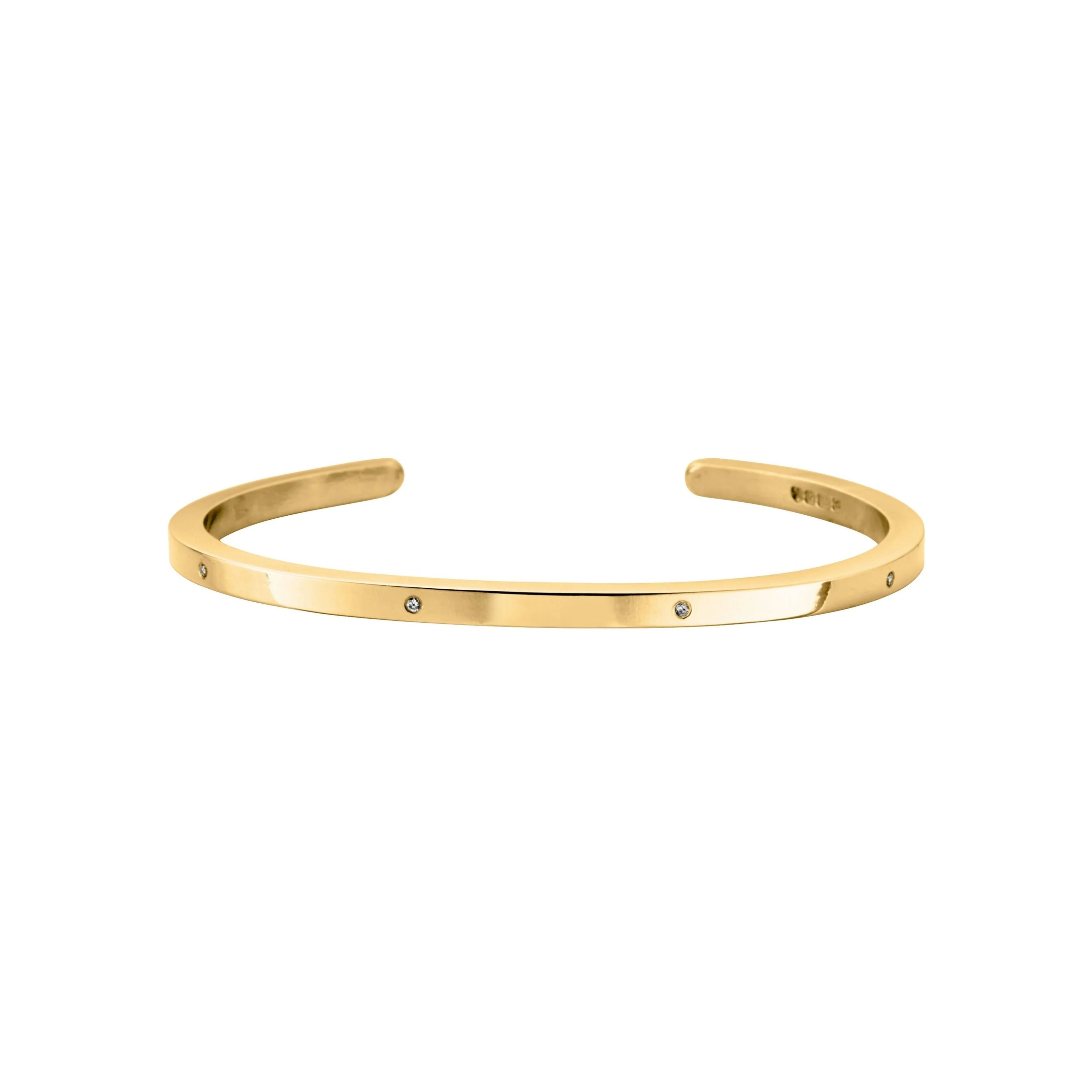 Gold Diamond Luxury Forever Cuff