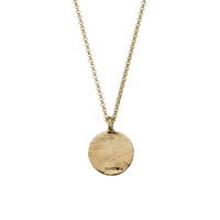 Gold Trio Diamond Midnight Moon Necklace