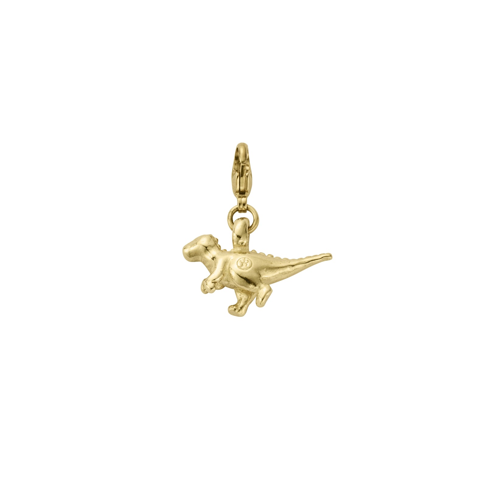 Gold Dinosaur Lobster Charm