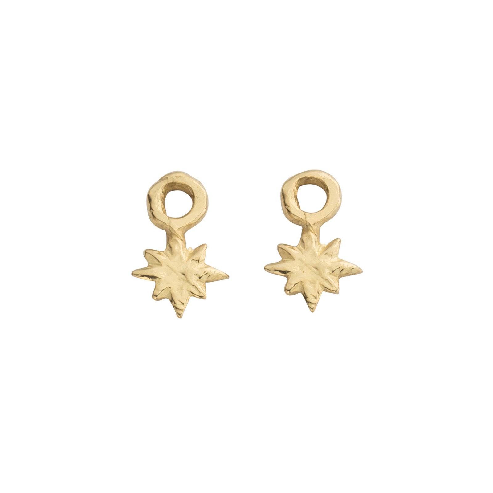 Gold Baby North Star Earring Charms