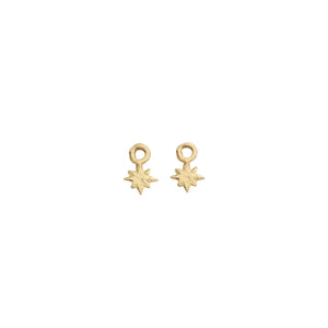 Gold Baby North Star Earring Charms