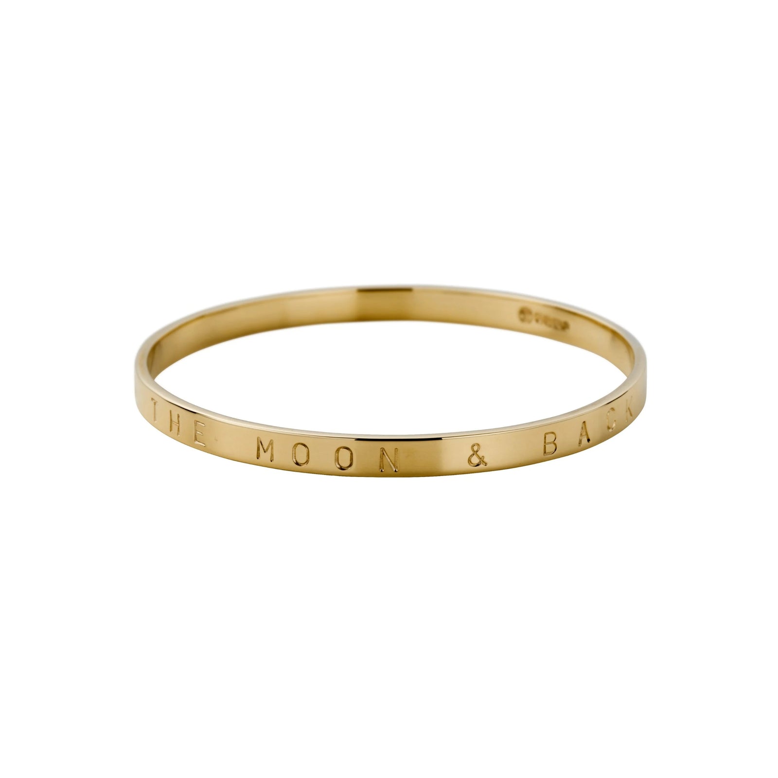 Gold Full Signature Bangle