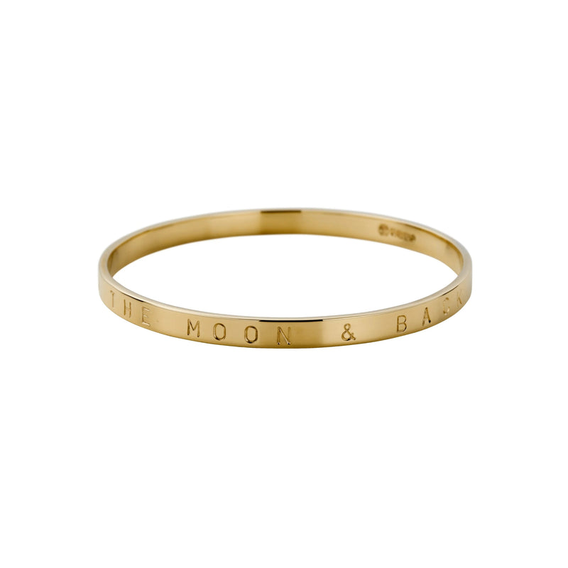 Gold Full Signature Bangle