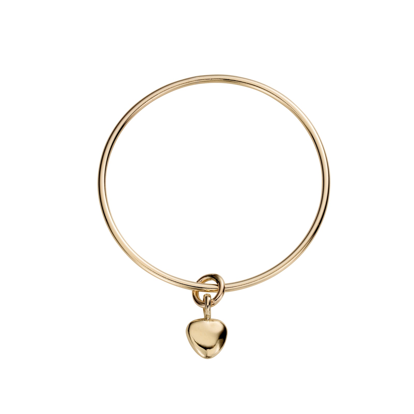 Gold Maxi Grateful Heart Bangle