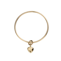 Gold Maxi Grateful Heart Bangle