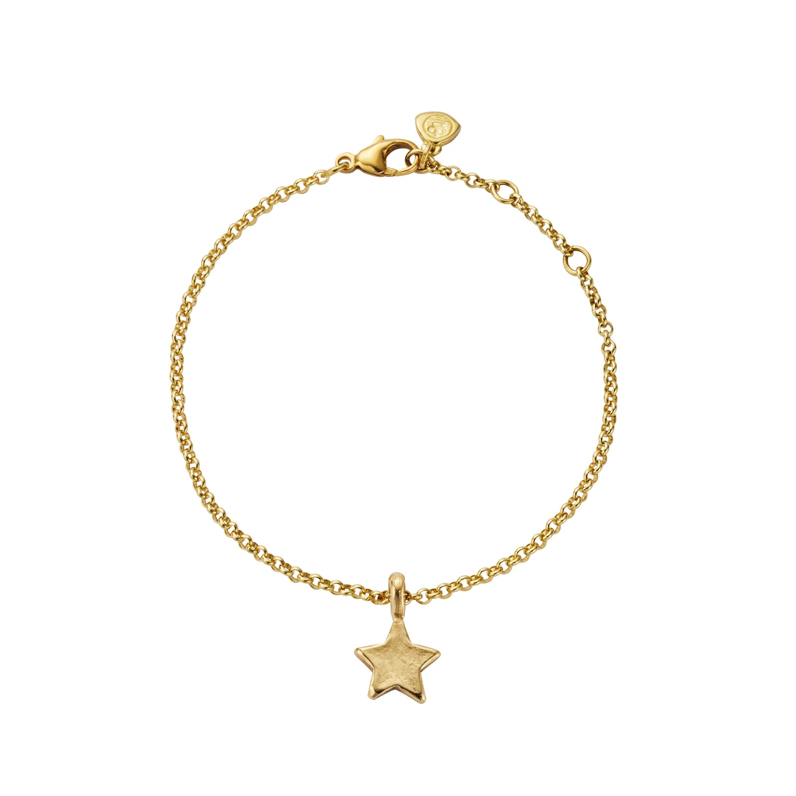 Gold Guiding Star Chain Bracelet