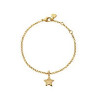 Gold Guiding Star Chain Bracelet