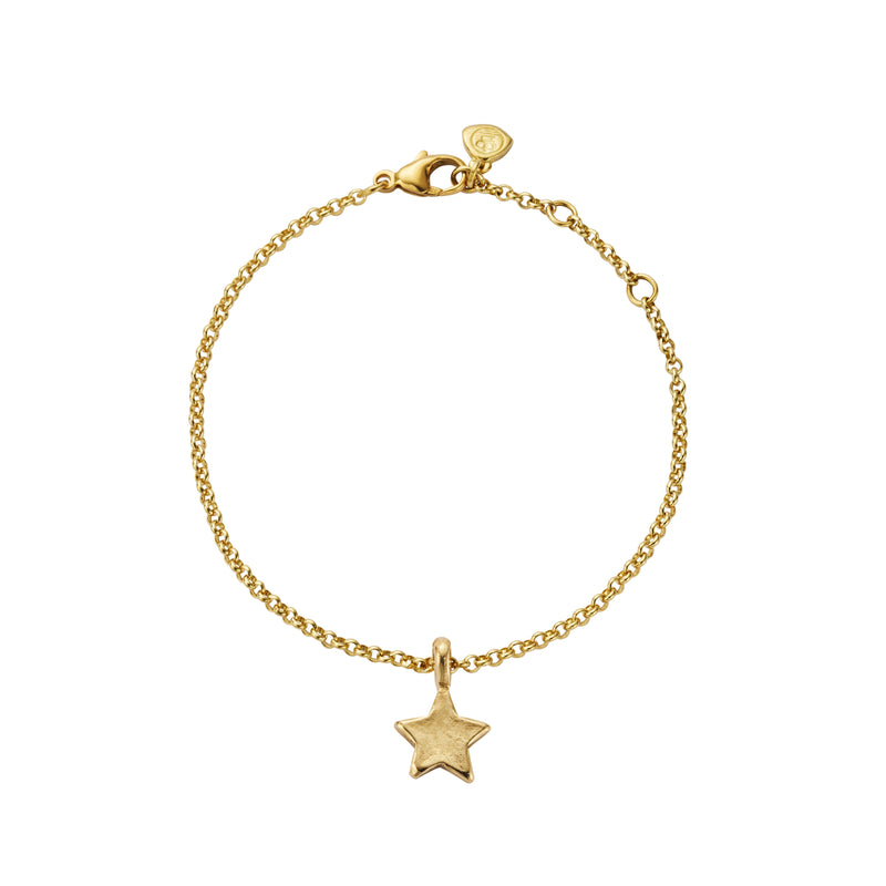 Gold Guiding Star Chain Bracelet