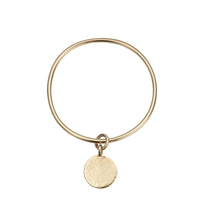 Gold Large Moon Bangle