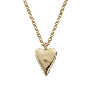 Gold Maxi Heart Necklace