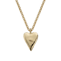 Gold Maxi Heart Necklace