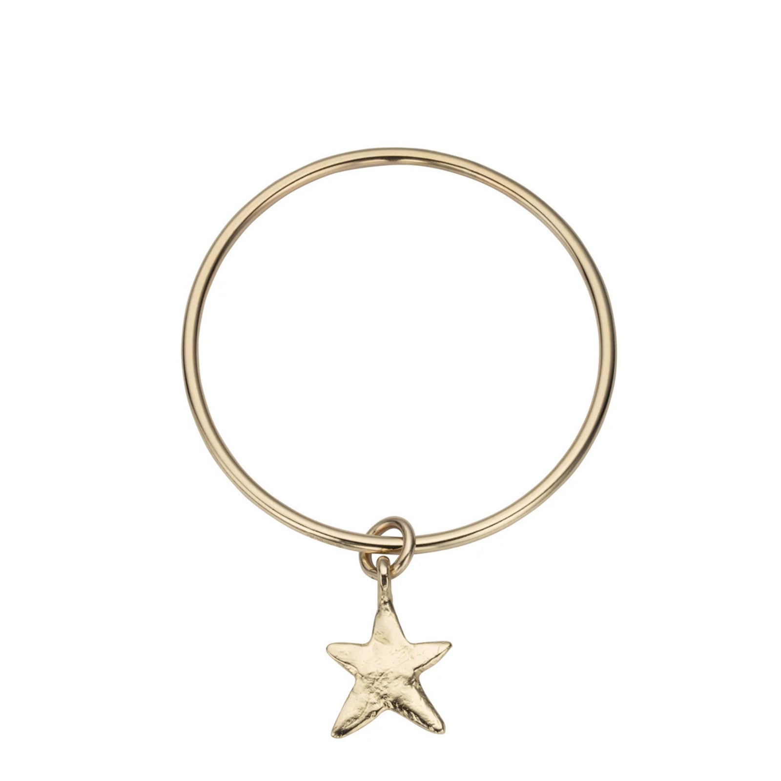 Gold Maxi Star Bangle