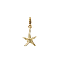 Gold Medium Starfish Lobster Charm