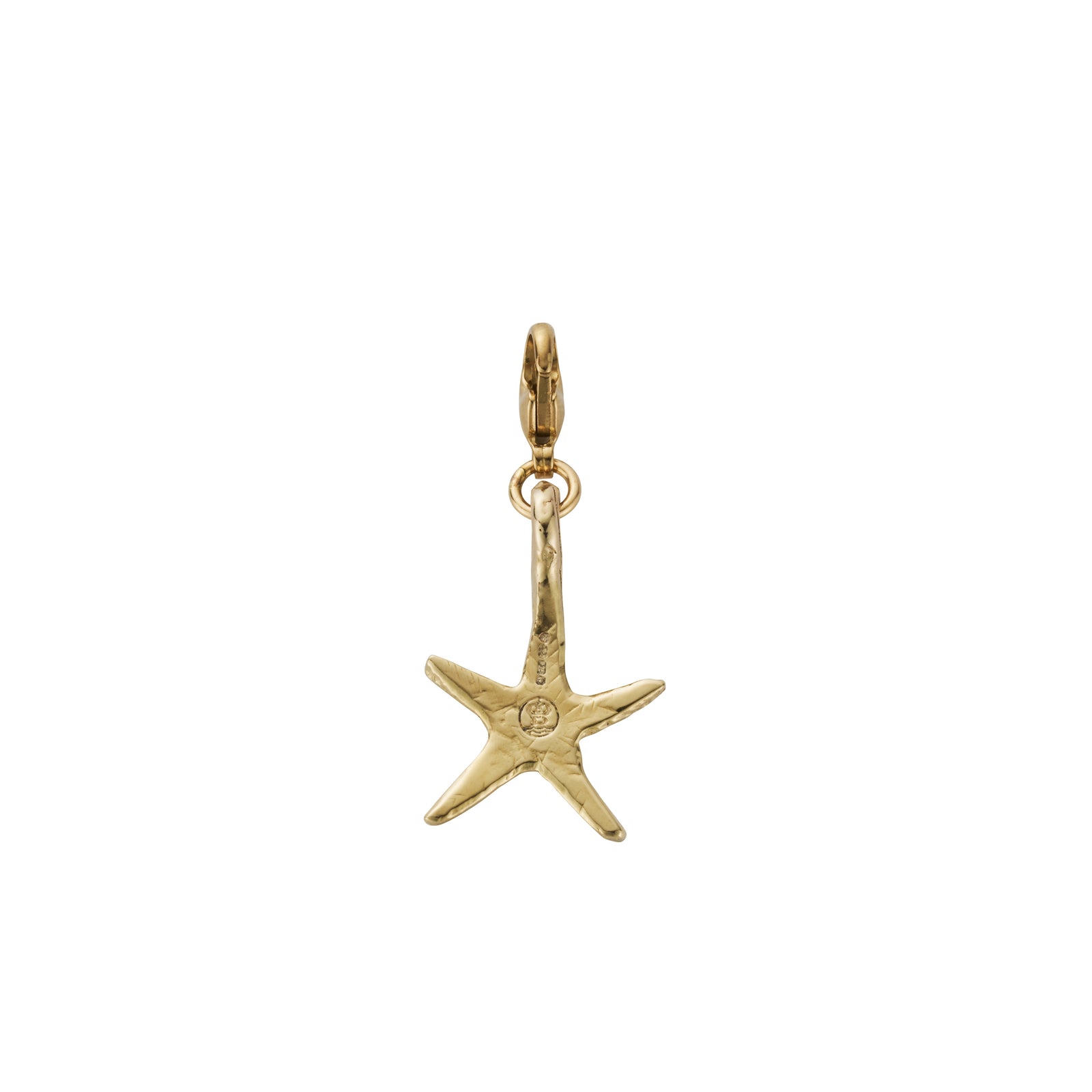 Gold Medium Starfish Lobster Charm