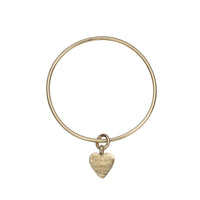 Gold Medium You are Loved Bangle