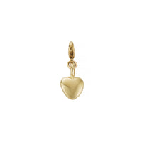 Gold Midi Grateful Heart Lobster Charm