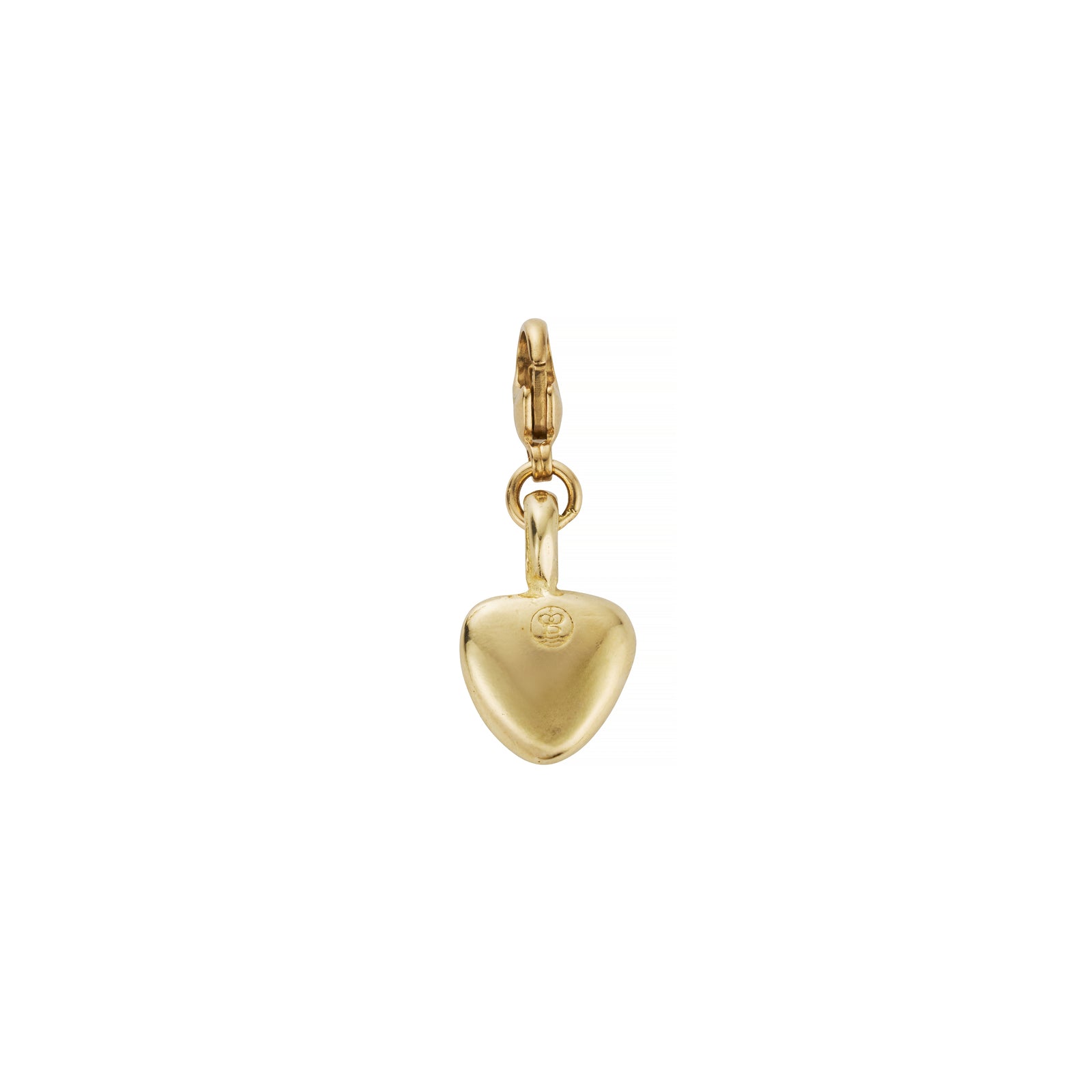 Gold Midi Grateful Heart Lobster Charm