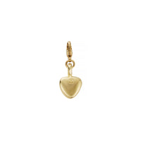 Gold Midi Grateful Heart Lobster Charm